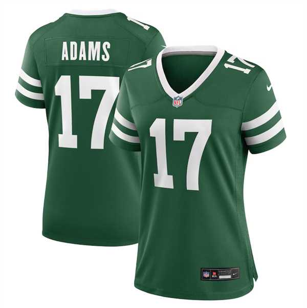 Womens New York Jets #17 Davante Adams Green Stitched Jersey Dzhi